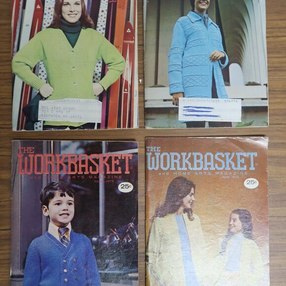 Lot of 12 Workbasket and Home Arts Magazines from 1973 - Picture 2 of 5